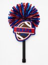 Personalized Football Spirit Pom Pom | Custom Player Name & Number Cheer Stick | Team Spirit Wand | Football Mom Gift